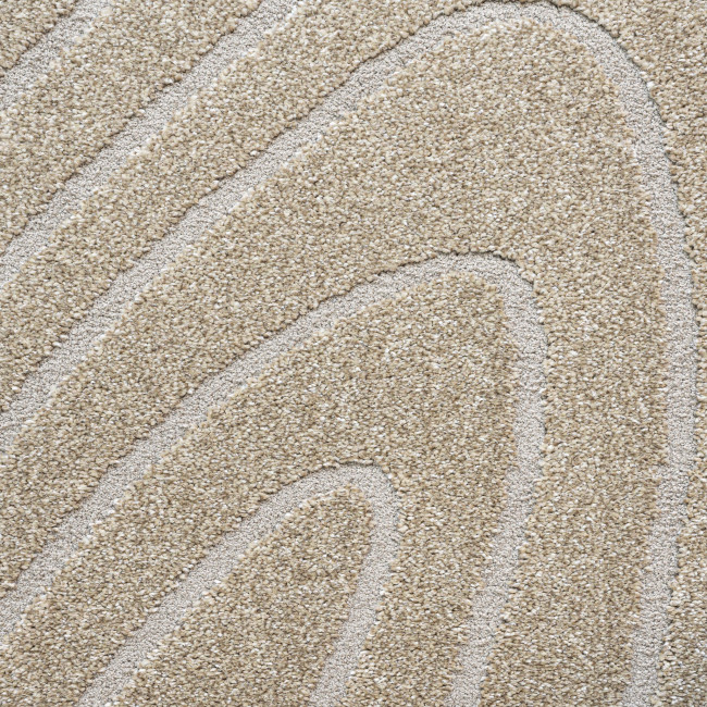 Elliott II - Tapis contemporain de forme organique