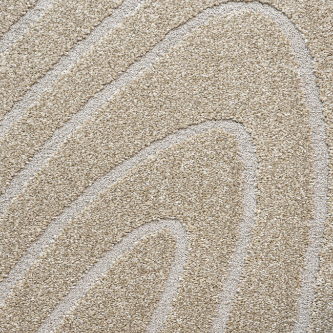 Elliott II - Tapis contemporain de forme organique