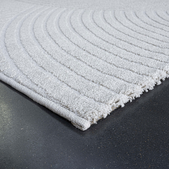 Hills - Tapis contemporain à motif géométrique