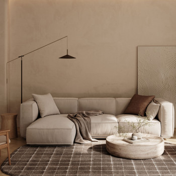 Byron VII - Tapis contemporain ovale