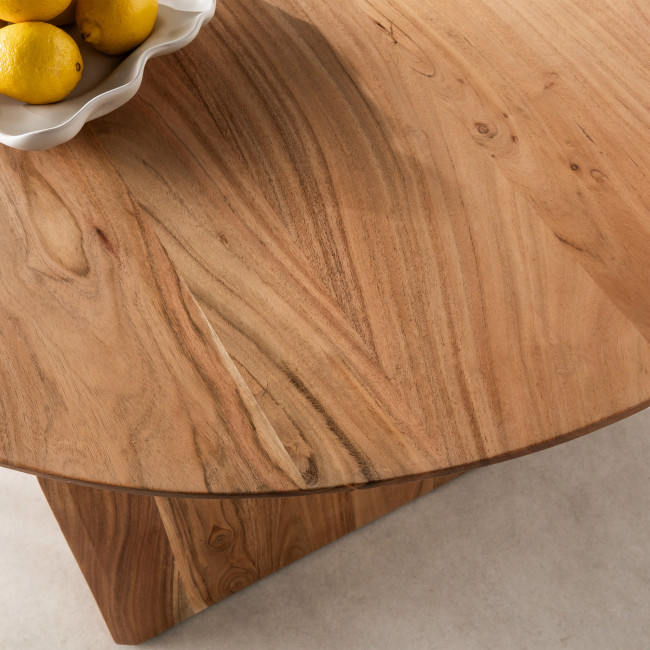 Malang - Table à manger en bois massif d'acacia 200x100cm