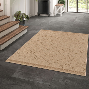 Messina - Tapis intérieur et extérieur à motif géométrique