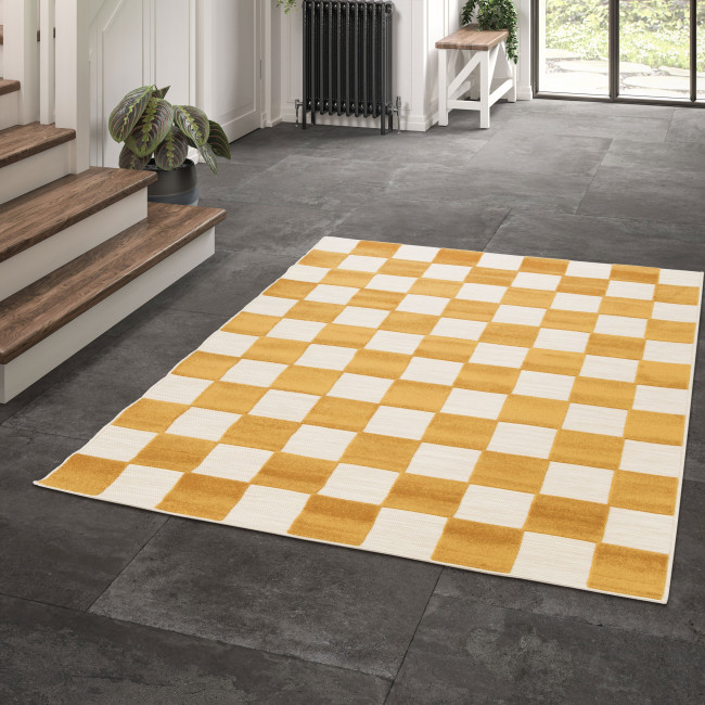 Addo I - Tapis intérieur et extérieur à motif géométrique