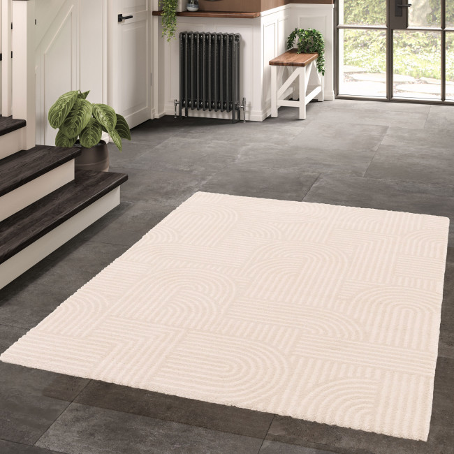 Elliot I - Tapis contemporain à motif géométrique