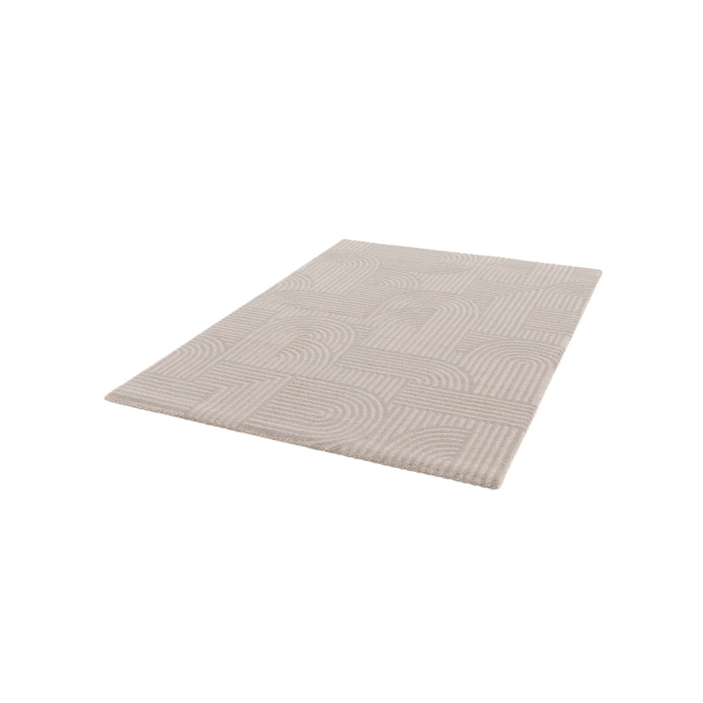 Tapis Scandinave Cercles Raffinés