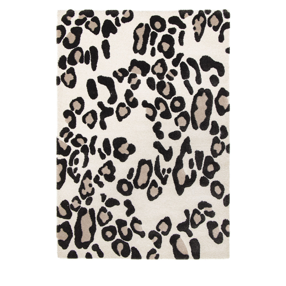 Angola - Tapis contemporain à motif léopard - Couleur - Multicolore, Dimensions - 160x230 cm