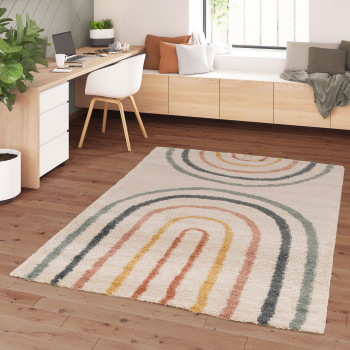 Victoria II - Tapis contemporain à motif géométrique