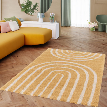 Victoria III - Tapis contemporain à motif géométrique