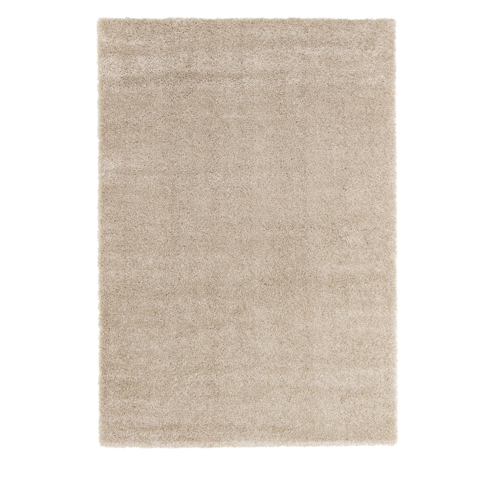 Springs II - Tapis à poil long lavable en machine - Couleur - Beige, Dimensions - 120x170 cm