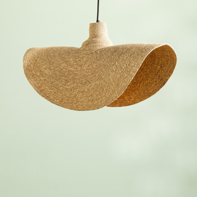 Kuta - Suspension en jonc de mer ø90cm