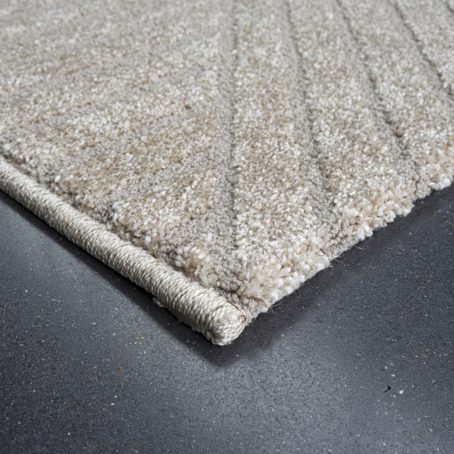 Dixie III - Tapis contemporain à motif géométrique