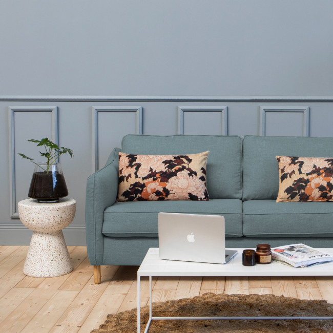 Vornay - Canapé convertible 3 places en tissu