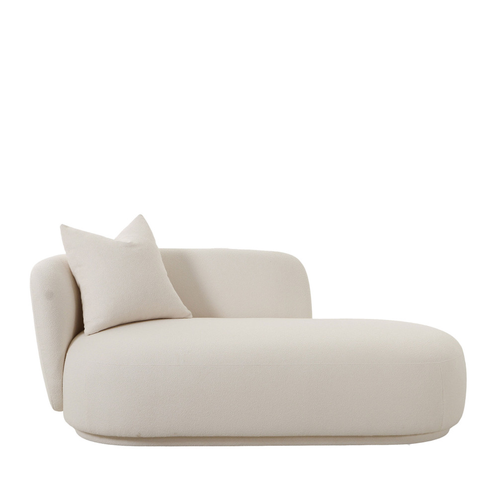 Mykonos - Daybed en tissu bouclette L175cm - Couleur - Beige