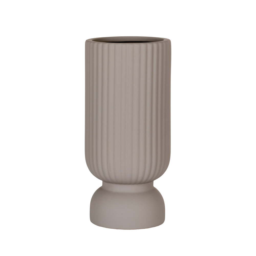 Sifnos - Vase en céramique ø12,5cm - Couleur - Gris