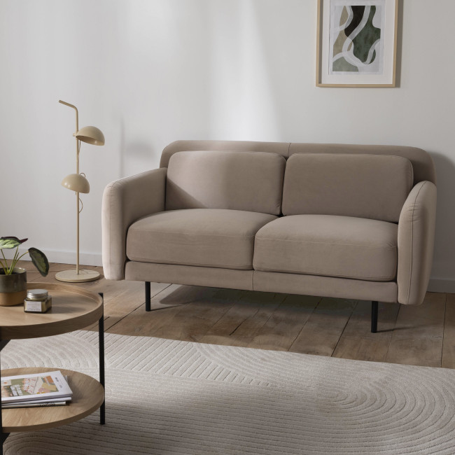 Hani - Canapé 2 places en velours L155cm