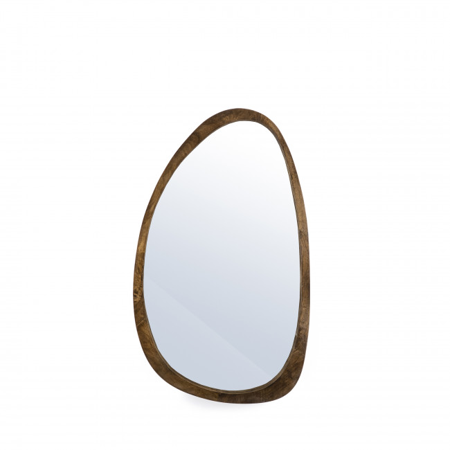 Plecto - Miroir organique en bois