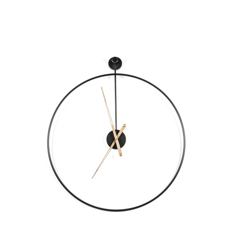Sundial - Horloge design ø50cm - Couleur - Noir