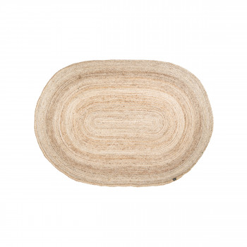 Ramas - Tapis ovale en jute naturel