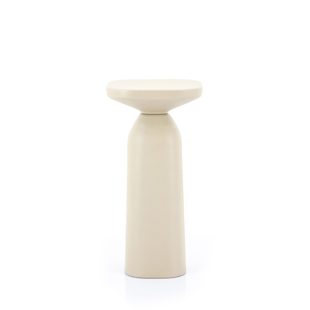 Squand - Table d'appoint en aluminium ø27cm - Couleur - Beige