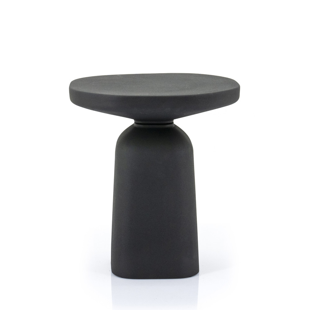 Squand - Table d'appoint en aluminium ø45cm - Couleur - Noir