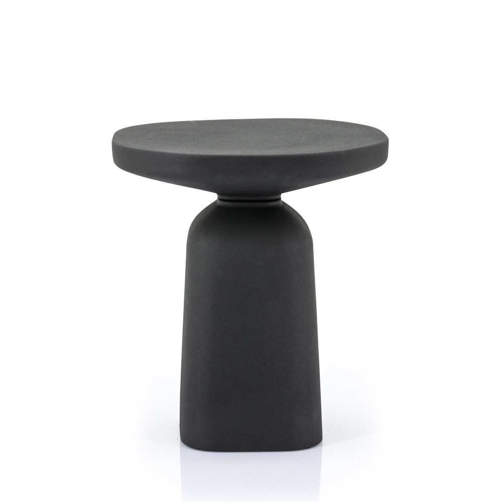 squand - table d'appoint en aluminium ø45cm - couleur - noir