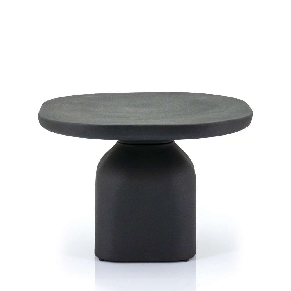 Squand - Table basse en aluminium ø60cm - Couleur - Noir