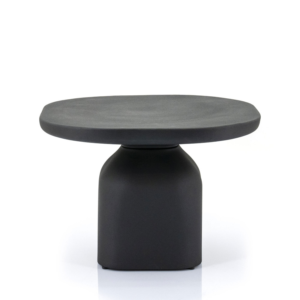 squand - table basse en aluminium ø60cm - couleur - noir