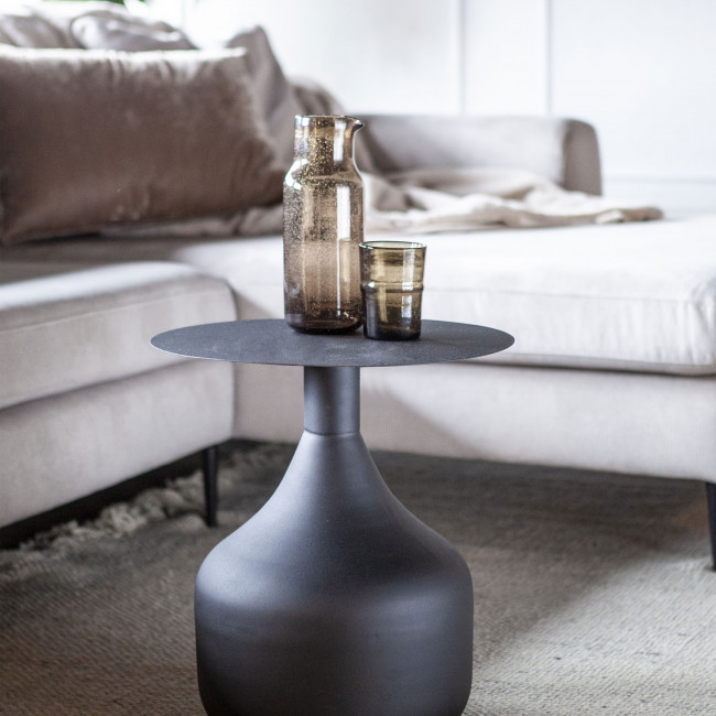 Mist - Table d'appoint ronde en métal ø40cm