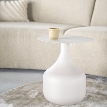 Mist - Table d'appoint ronde en métal ø40cm