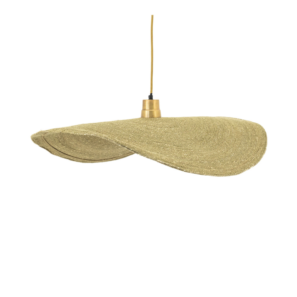 Sola - Suspension en corde et métal ø94cm - Couleur - Naturel