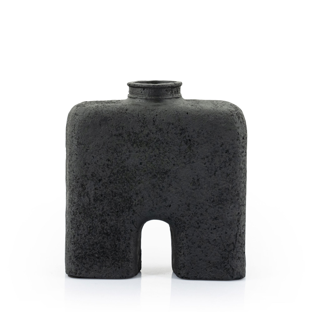 Arc - Vase en arc H32cm - Couleur - Noir