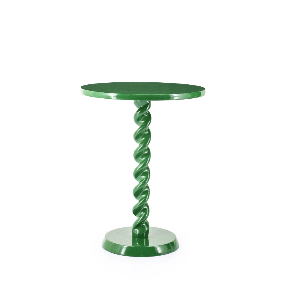 gula - table d'appoint en aluminium ø40cm - couleur - vert