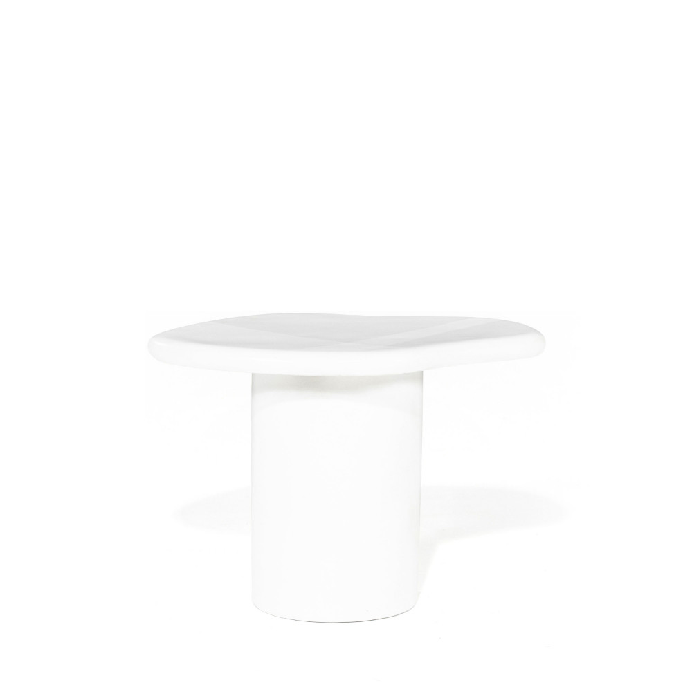 seki - table d'appoint organique - couleur - blanc