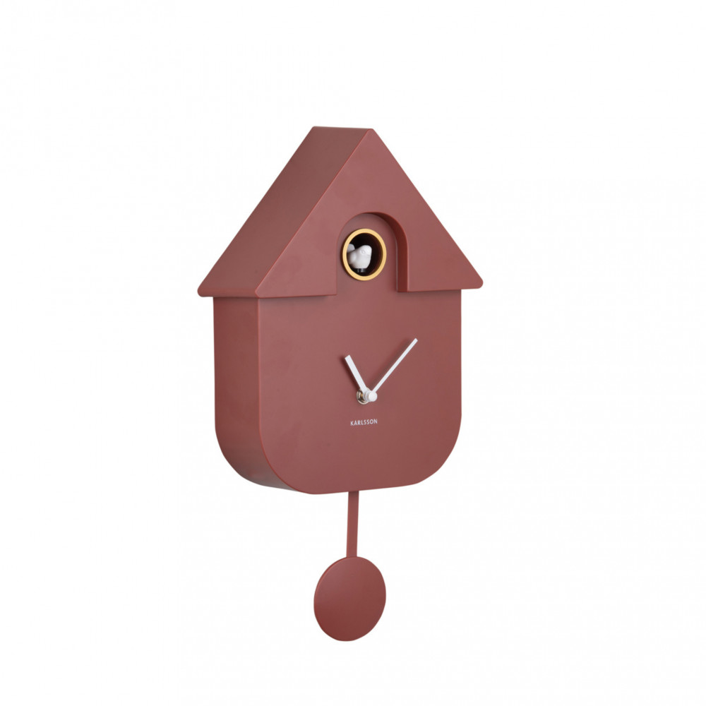 Modern Cuckoo - Horloge à pendule - Couleur - Rouille