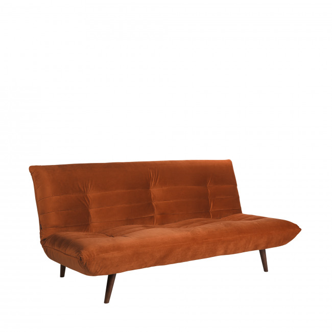 Tommy - Canapé convertible 3 places en velours
