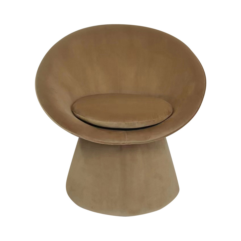 Mei - Fauteuil en velours - Couleur - Bronze