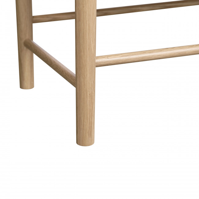 Cahir - Buffet 3 portes en verre trempé et bois L132cm