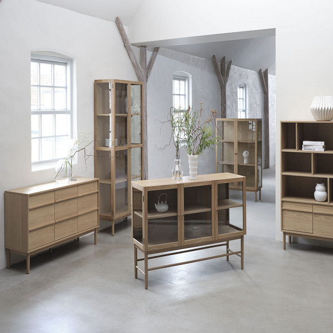 Clane - Buffet 3 portes 1 tiroir en bois L140cm