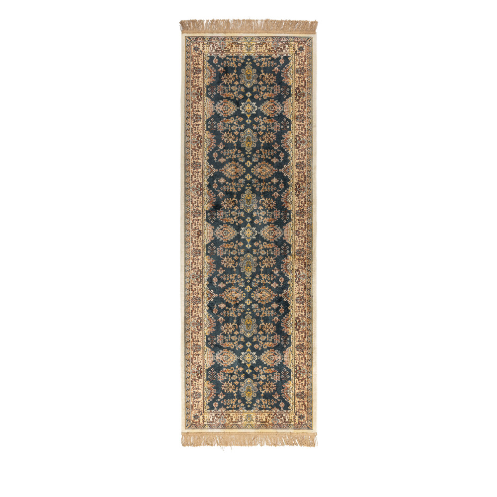 Raz II - Tapis de couloir persan - Couleur - Vert, Dimensions - 240x80 cm