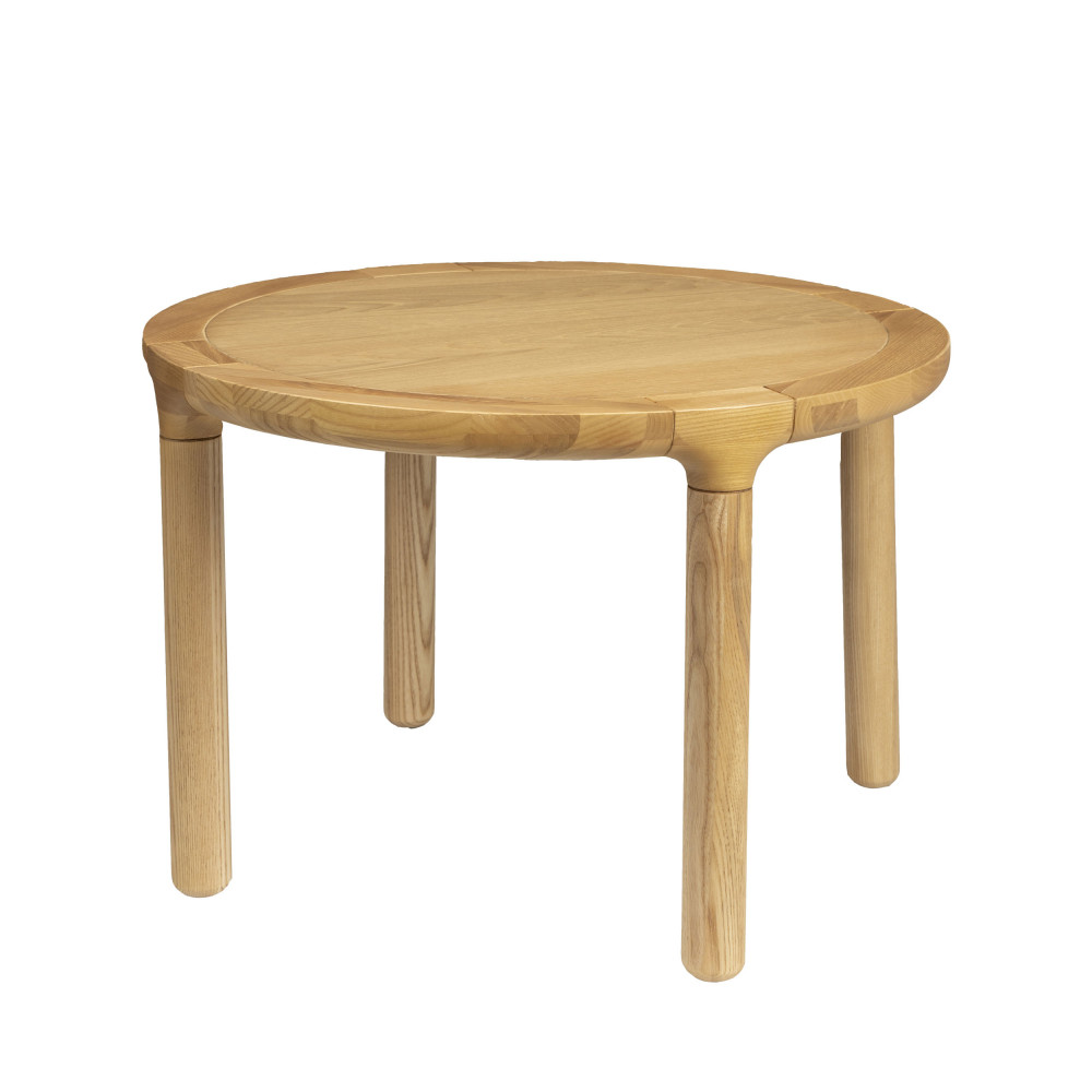 Storm - Table basse ronde en bois ø60cm - Couleur - Bois clair