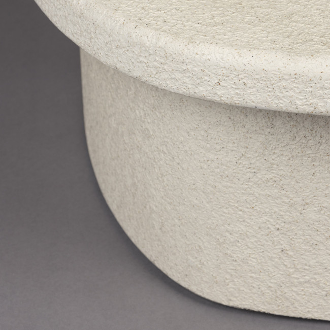 Veda - Table basse organique en marbre recyclé