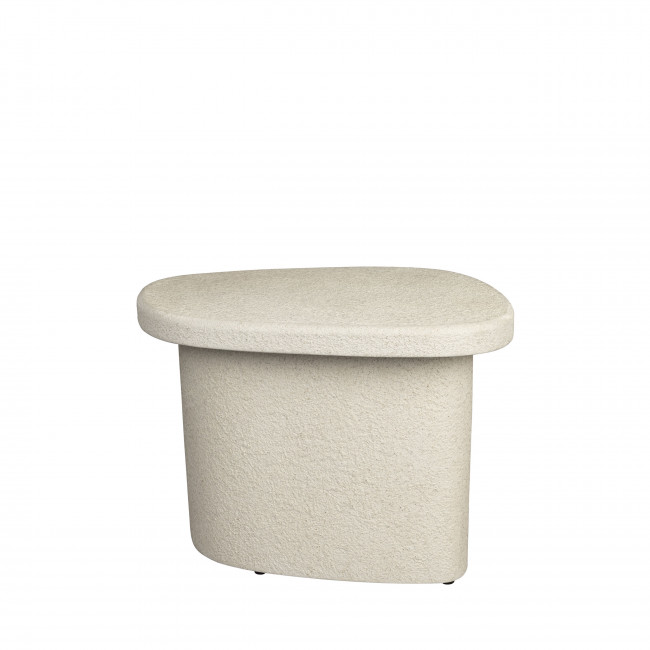 Veda - Table d'appoint organique en marbre recyclé