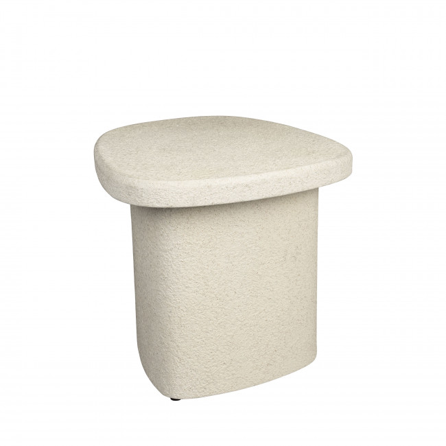 Veda - Table d'appoint organique en marbre recyclé