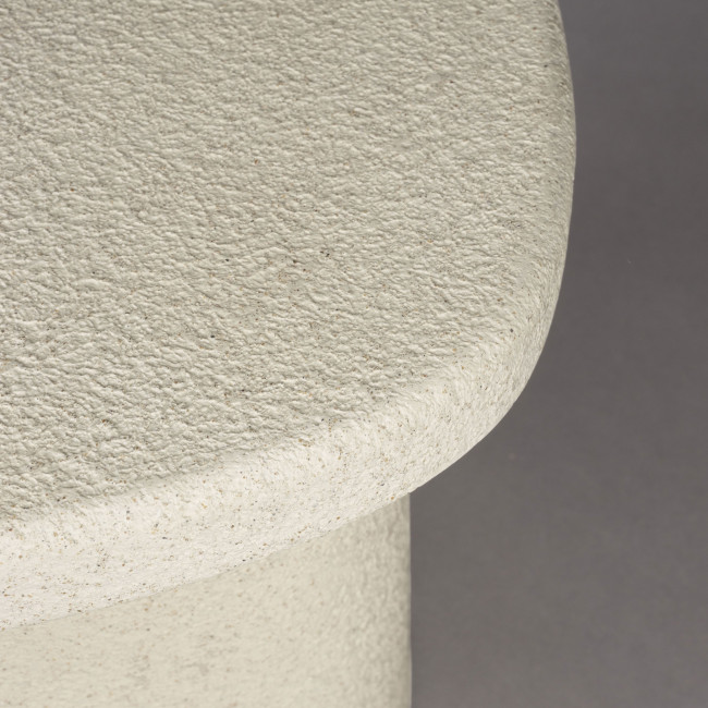 Veda - Table d'appoint organique en marbre recyclé