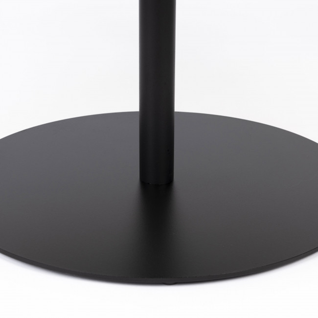 Yuri - Table basse ronde en bois et métal ø70cm