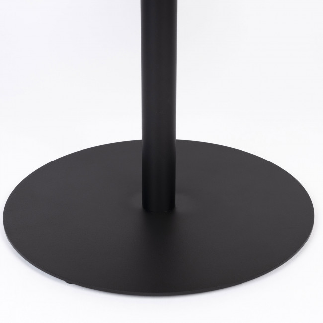 Yuri - Table d'appoint ronde en bois et métal ø56cm