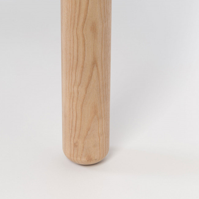 Storm - Table à manger aux bords arrondis en bois 160x90cm