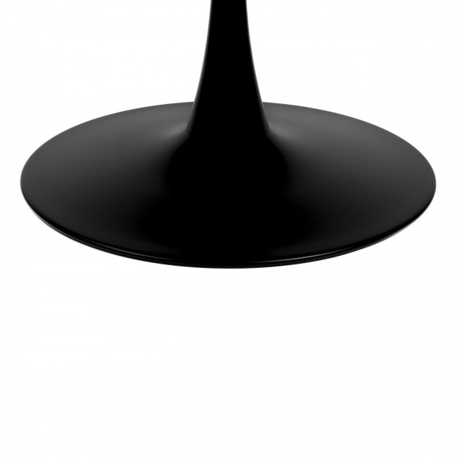 Raku - Table à manger ronde en bois et métal ø40cm