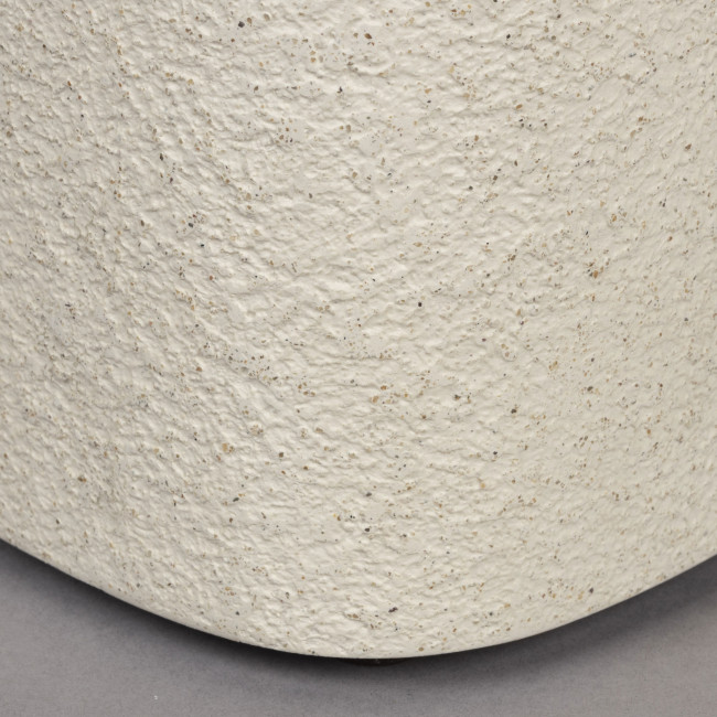 Veda - Table d'appoint organique en marbre recyclé H35cm