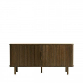 Callan - Buffet aux portes coulissantes en bois strié L160cm